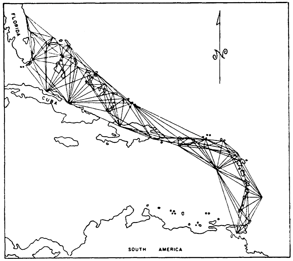 Trilateration of the Bahamas