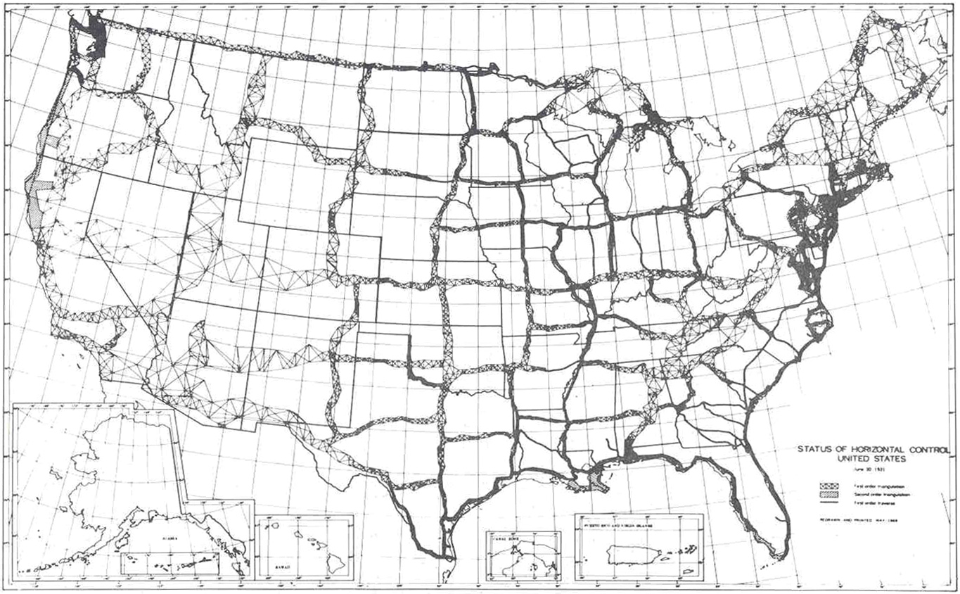 Triangulation of the United States
