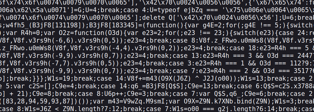 Bonk.io's JScrambler protected source code