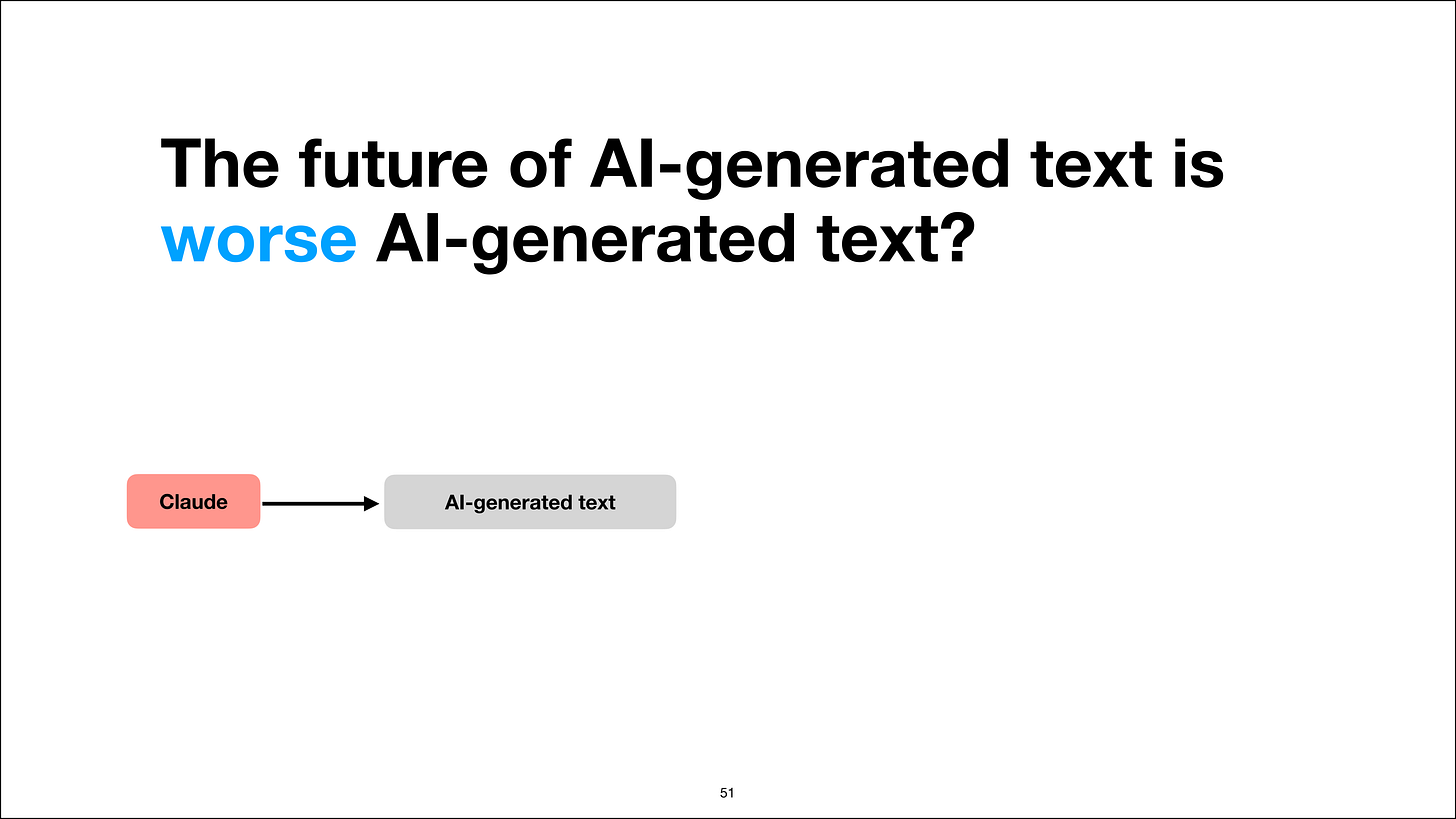 Question about whether watermarking leads to worse AI-generated text