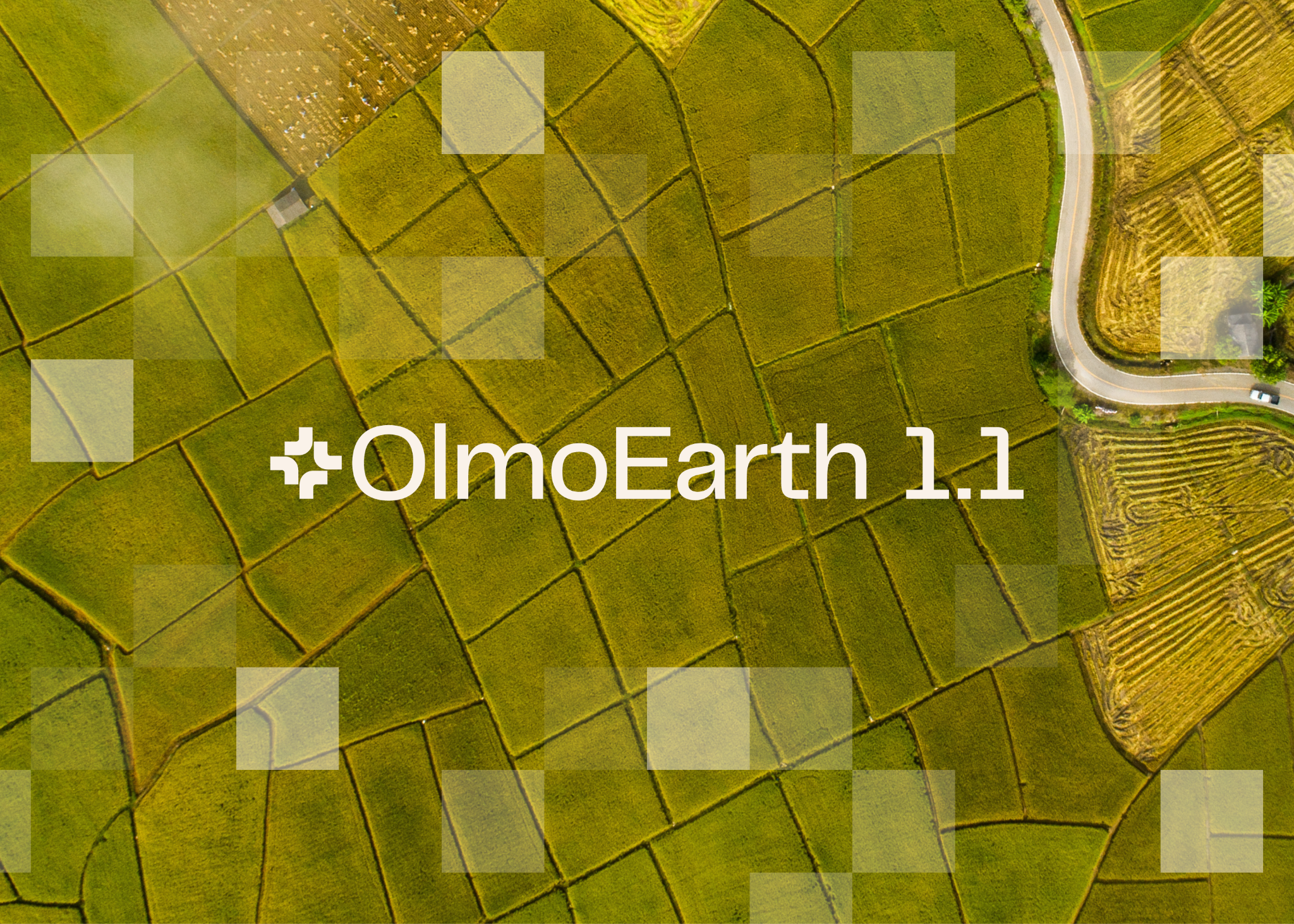 OlmoEarth v1.1 banner