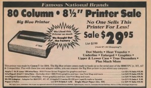 IBM Compact Printer model 5181